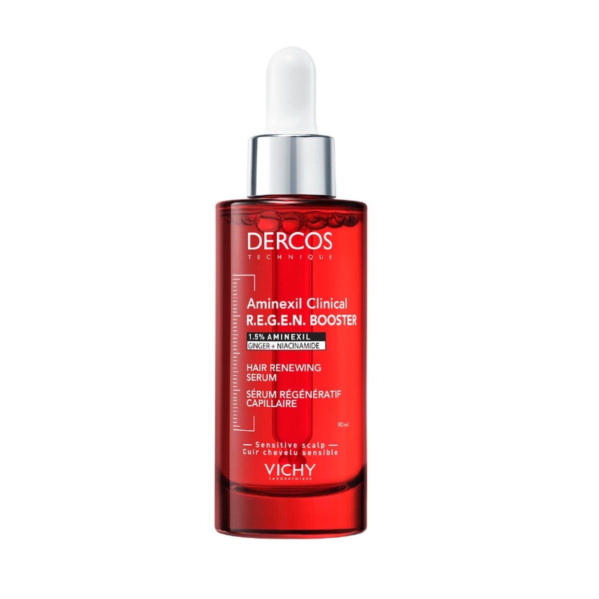 Serum Capilar Dercos Aminexil R.e.g.e.n. Booster 90 Ml. 