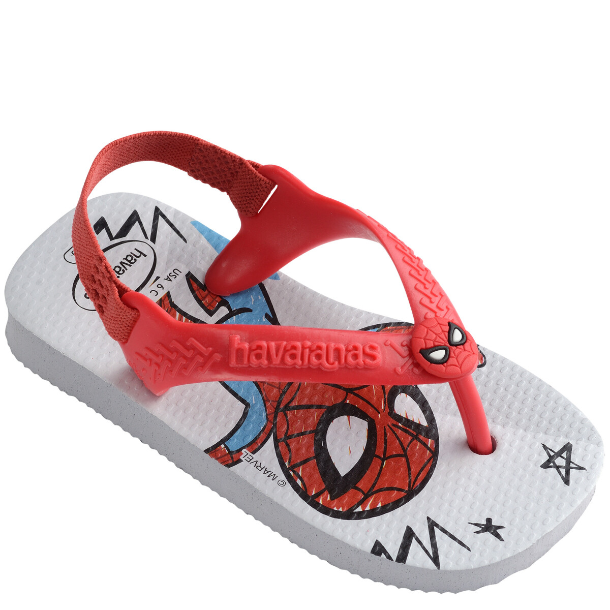 Sandalias Infantiles Havaianas New Baby Heroes - Gris Hielo 