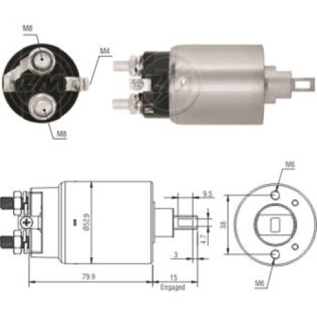 AUTOMATICO DE ARRANQUE MITSUBISHI CATERPILLAR 12V MITSUBISHI ZM AUTOMATICO DE ARRANQUE MITSUBISHI CATERPILLAR 12V MITSUBISHI ZM