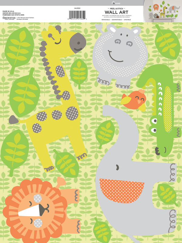 WALLPOPS JUNGLE BUDDIES WALL STICKERS N/A