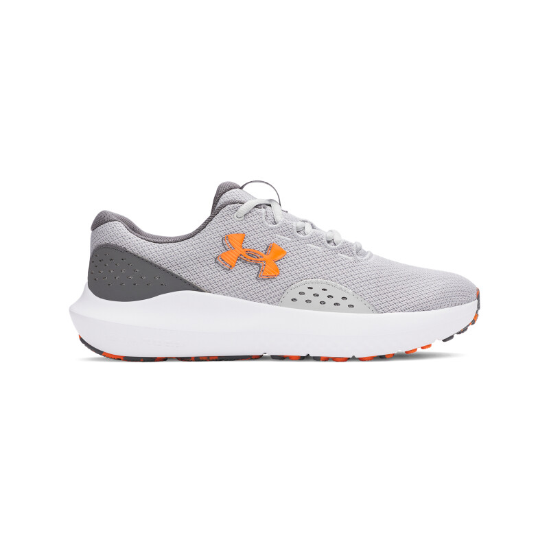 Championes Running Under Armour Charged Surge 4 de Hombre - 3027000-012 Gris-naranja