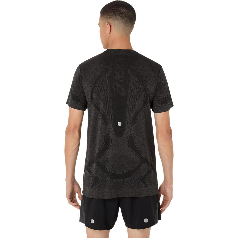 Polos Running Road Seamless SS Top Hombre Performance Black