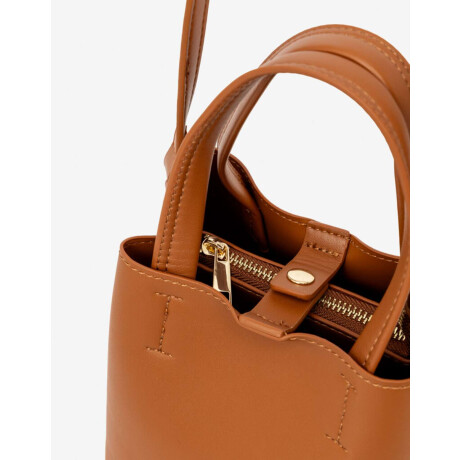 Cartera City Doble Asa Marron Suela