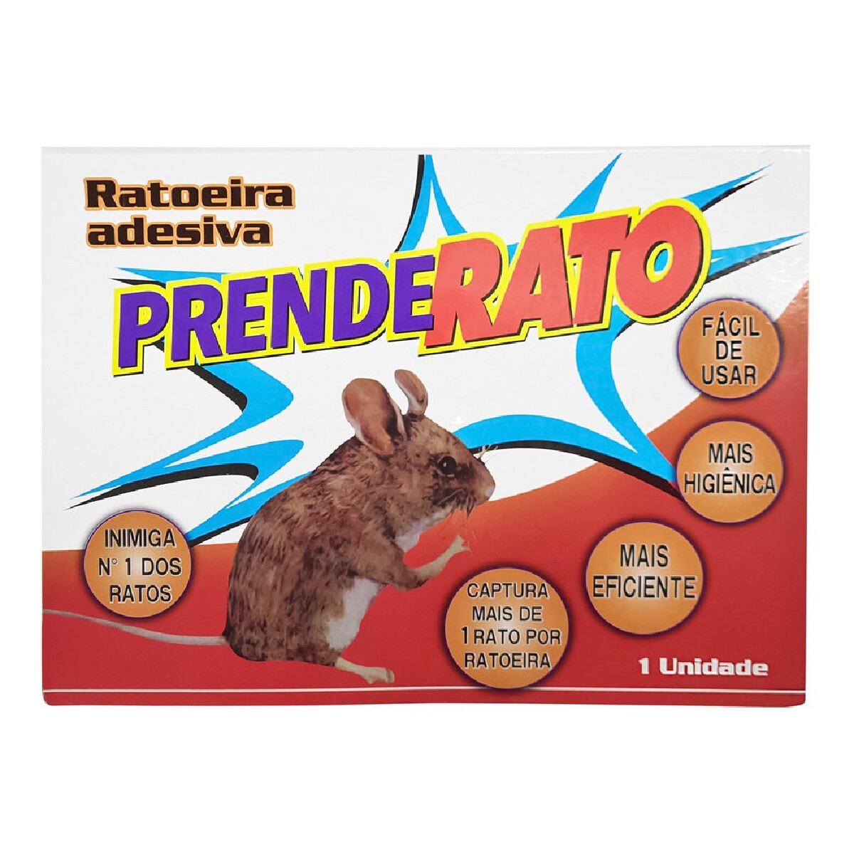 Trampa P/ Ratas Ratones Pegamento Sin Veneno Adhesivas - Variante Color Rojo 