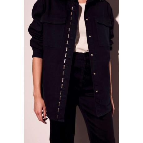 Sobrecamisa Tachas Negro