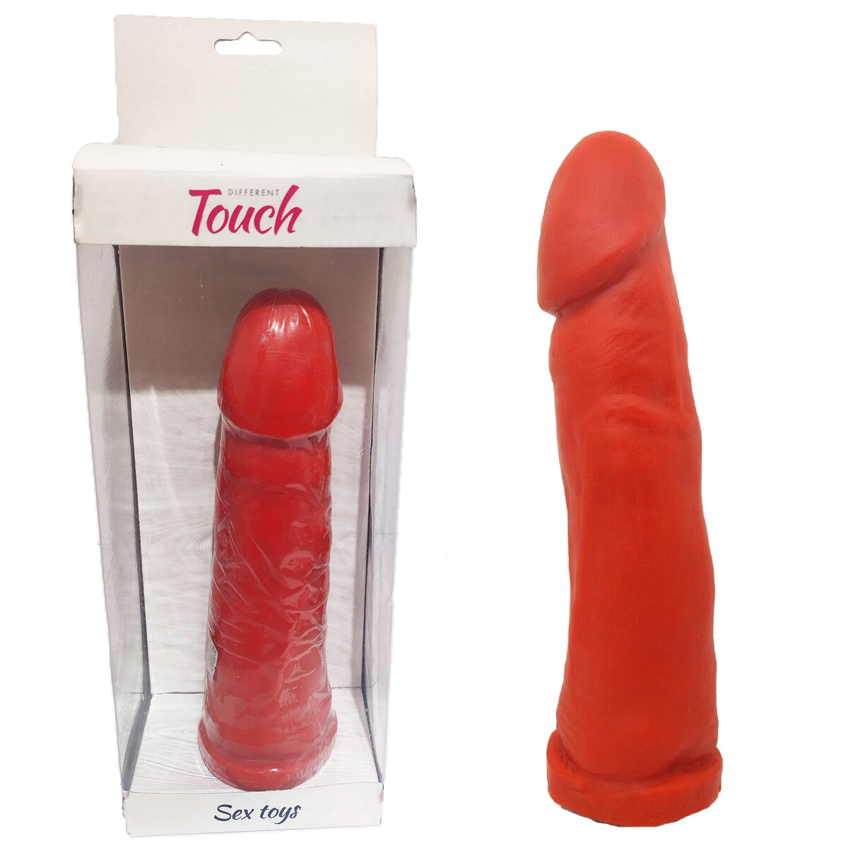 Consolador Super Large Macizo - Rojo 