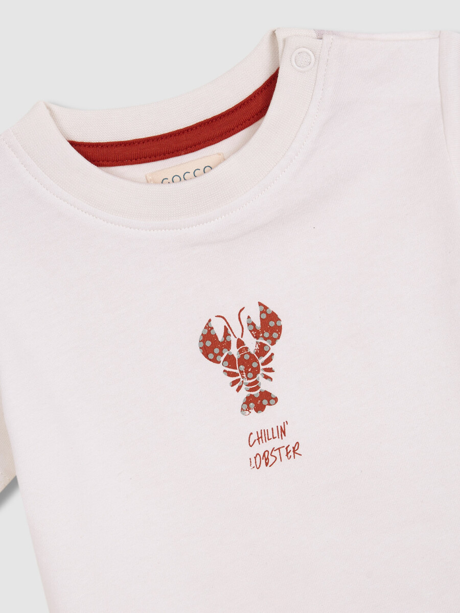 Camiseta Langosta Blanco