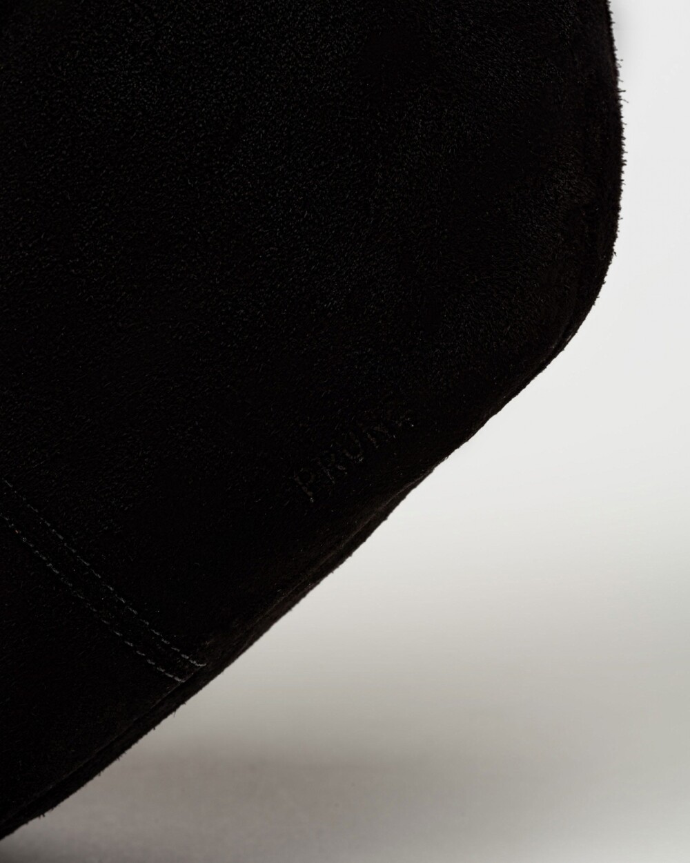 Bolso Bambu en cuero gamuza Negro