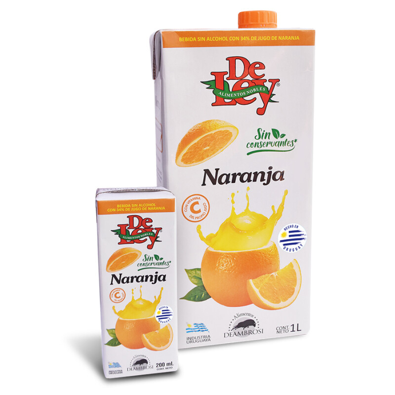 JUGO DE LEY NARANJA 200ML Jugo De Ley Naranja 200ml