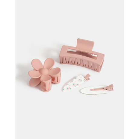 Accesorios Pelo Set Con flores Combinacion Bicolor