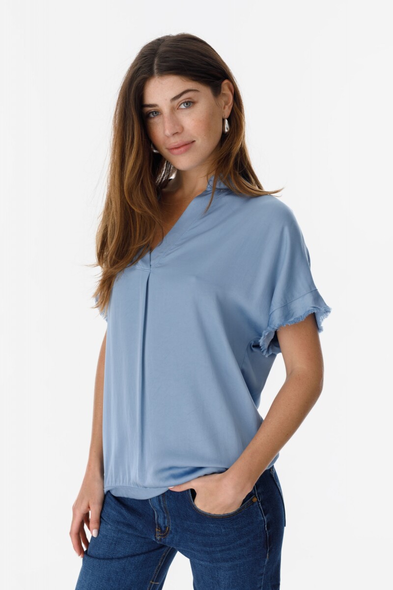 Blusa Rosa Celeste