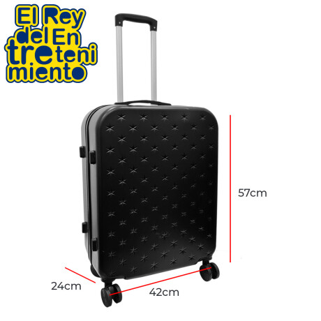 Valija Rígida Set X2 Resistente 20'' y 24'' 4 Ruedas Celeste