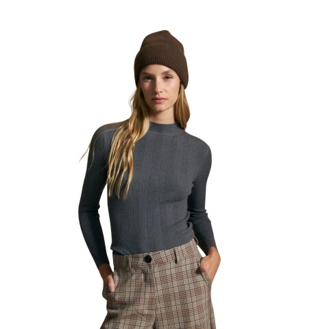 POLERA GALATEA S-XXL GRIS OSCUR