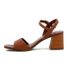 Sandalias Cuero Mujer Darkness Marron