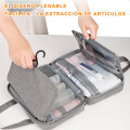 Bolso Organizador de Mano para Cosméticos Gris Bolso Organizador de Mano para Cosméticos Gris