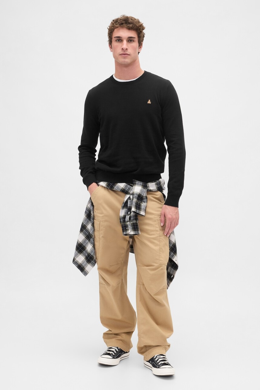 Buzo Oso Brannan Hombre True Black