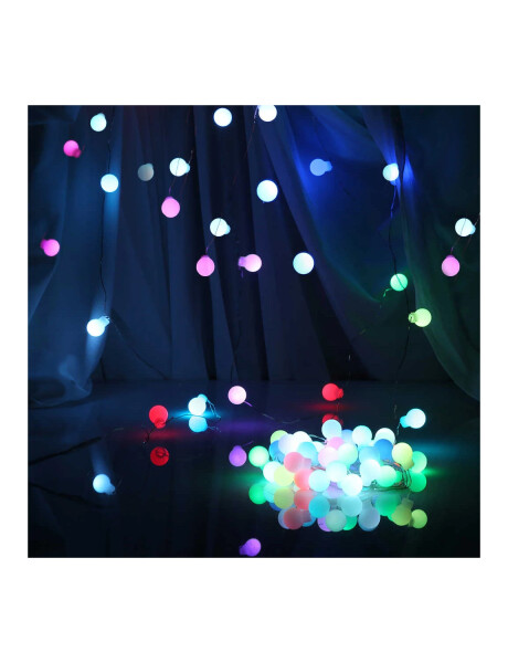 Guía de luces LED de bolas decorativa 5m 40 lámparas Guía de luces LED de bolas decorativa 5m 40 lámparas