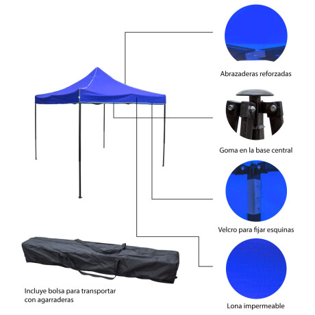 Gazebo Plegable Reforzado Toldo Carpa 6x3m Gazebo Plegable Reforzado Toldo Carpa 6x3m