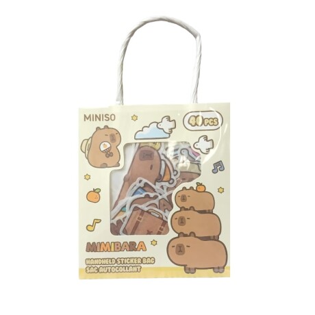 Stickers capibara 40pcs diseño 2