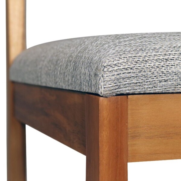 Silla Alice Tapizada Madera Comedor Diseño Moderno Calidad Blanco 1