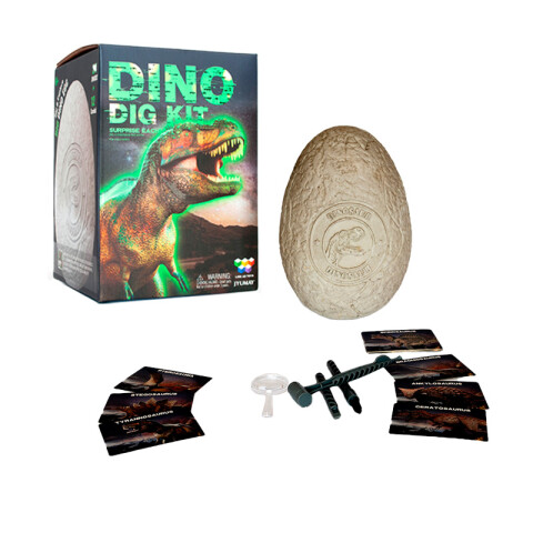 3x2 Huevo Dinosaurio Para Excavar Arquelogia20*15*15cm Unica