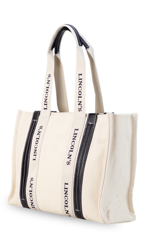 TOTE BAG MALASIA CRUDO C/NEGRO
