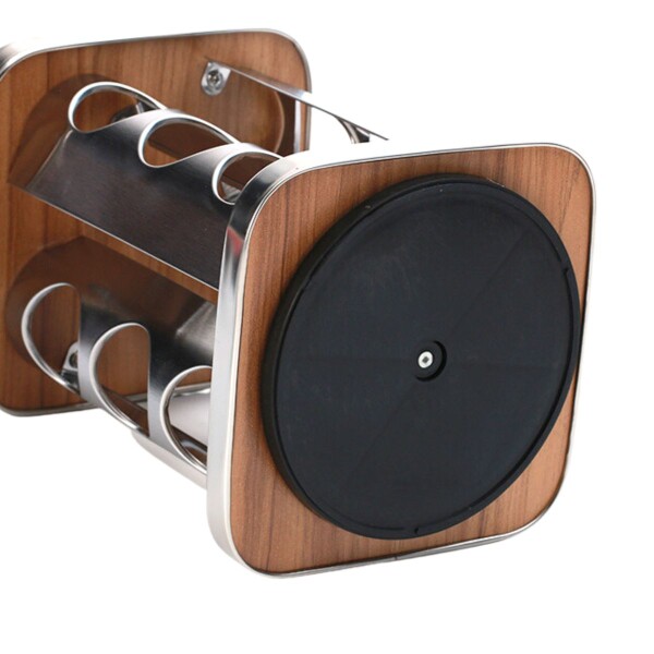 Especiero Giratorio 12 Frascos Vidrio Para Condimentos Cocina Acero Inoxidable Imback Especiero Giratorio 12 Frascos Vidrio Para Condimentos Cocina Acero Inoxidable Imback