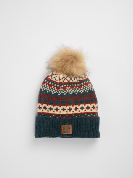 Gorro punto bariloche Multicolor