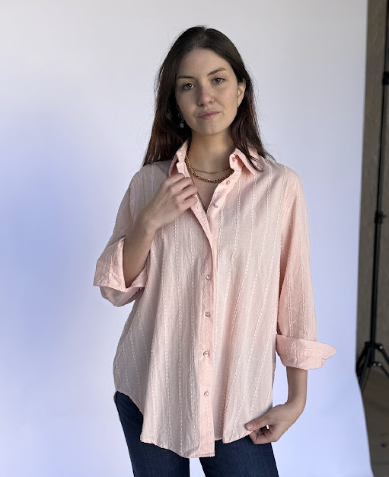 Camisa Sabrina rosa