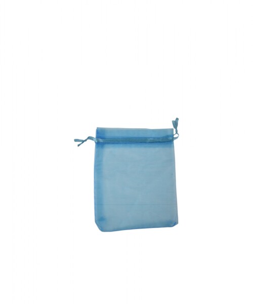 Bolsa organza 8x11 cm. TURQUESA