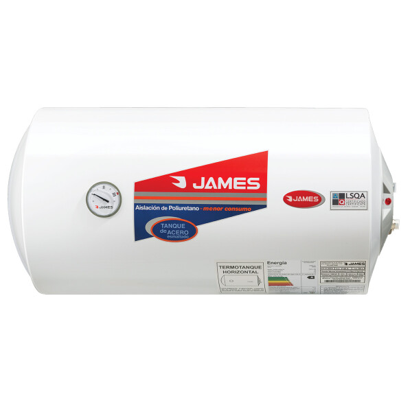 CALEFÓN JAMES TERMOTANQUE HORIZONTAL ACERO 80 LTS COLOR BLANCO CALEFÓN JAMES TERMOTANQUE HORIZONTAL ACERO 80 LTS COLOR BLANCO