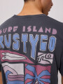 T-SHIRT VERTUNA RUSTY Gris