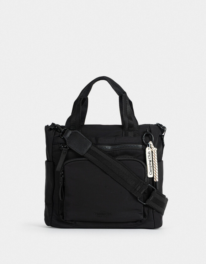 City Cartera City Puffy - Negro