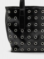 Bolso Tote Con Tachuelas Bolsa Interior negro