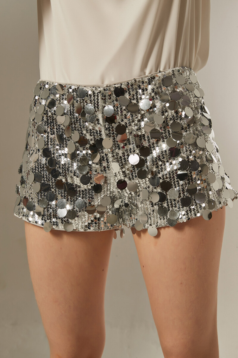 Short Minito - Plateado 