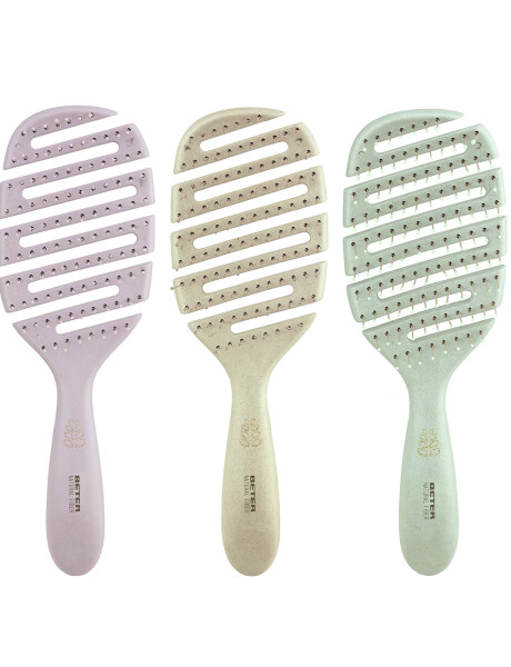 Cepillo de pelo flexible con ventilación y fibras naturales Beter Cepillo de pelo flexible con ventilación y fibras naturales Beter