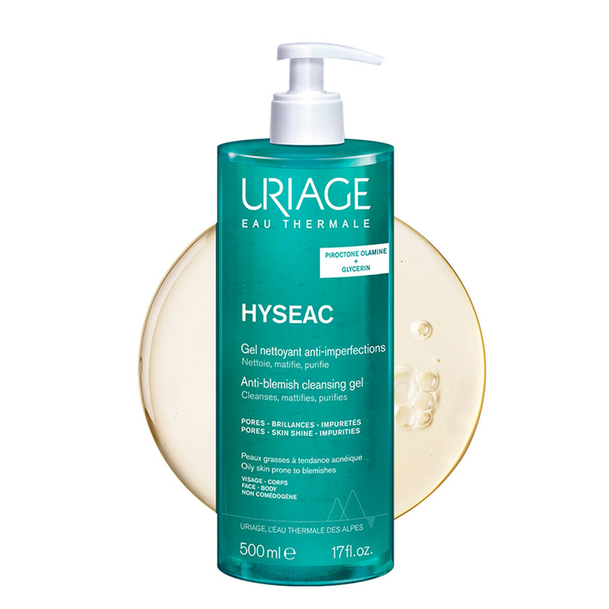 URIAGE HYSEAC GEL LIMPIADOR PURIF 500 ML 