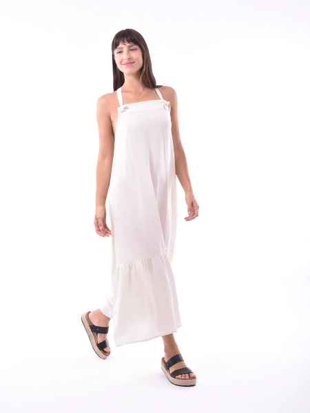 VESTIDO DINA CRUDO