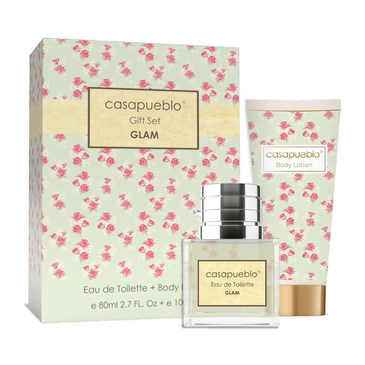 Perfume Casapueblo Glam Edt 80 Ml. + Crema Corporal 100 Ml. 