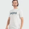 BOSS -Remera de algodón con logo, regular fit , THINKING Gris
