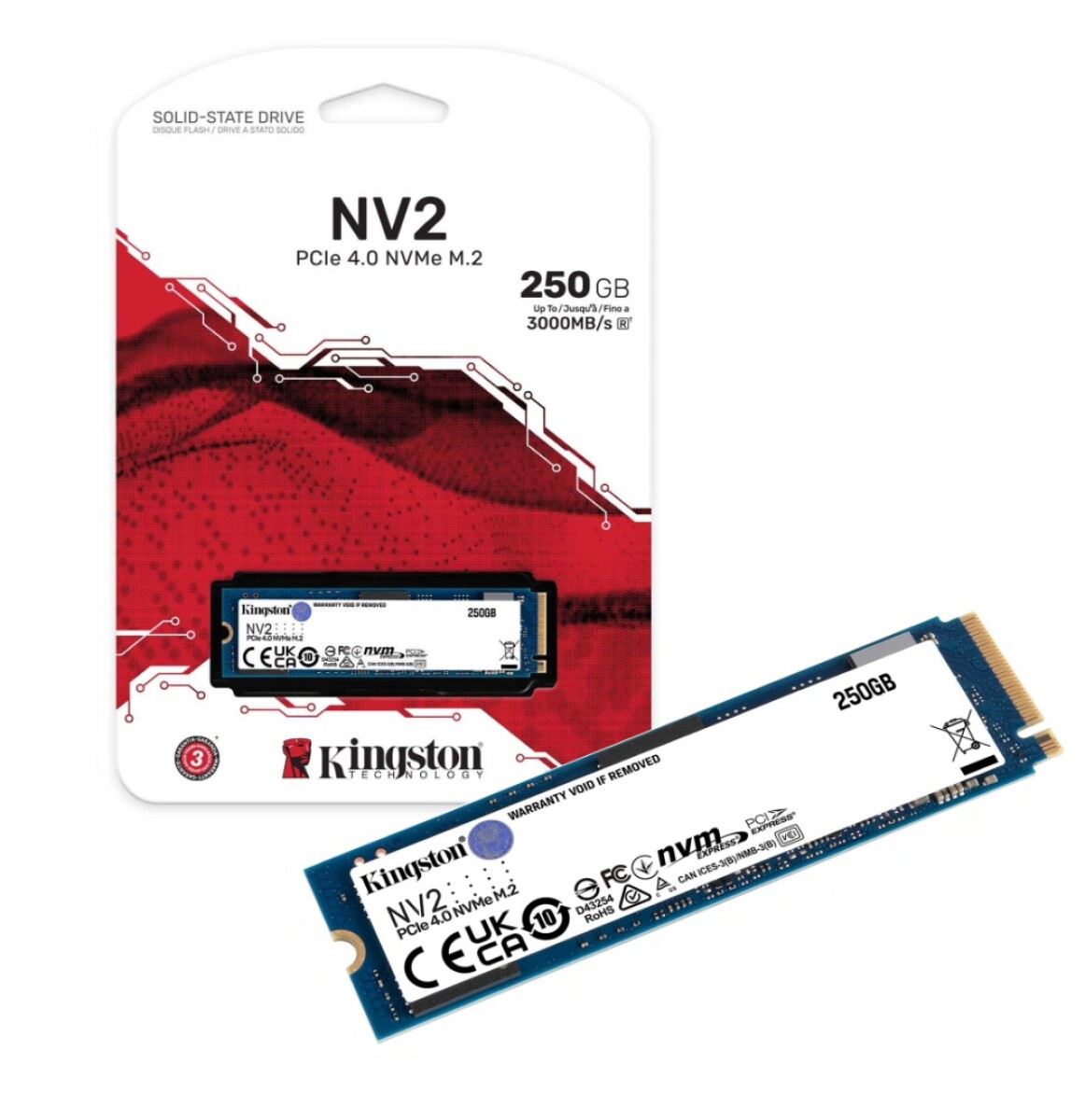 Disco Ssd Kingston 250GB Nvme Pcie m2 2280 