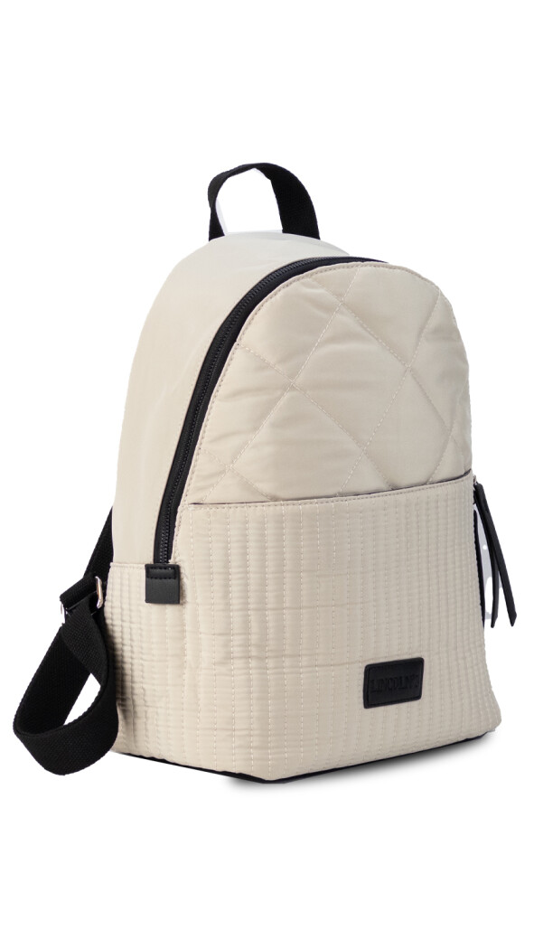 MOCHILA MIGUELINA MANTECA
