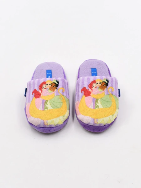 PANTUFLA INFANTIL DISNEY PRINCESAS LILA