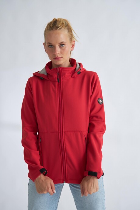 Campera Neopreno Dama Roja