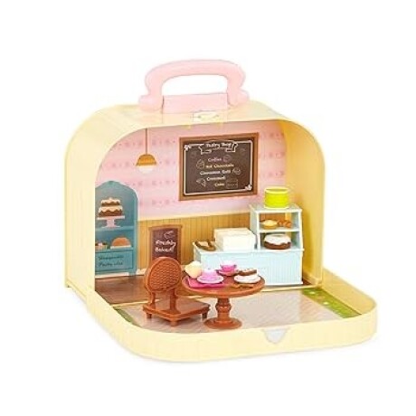 set de espacios divertidos Juego de Pasteleria con maleta de viaje