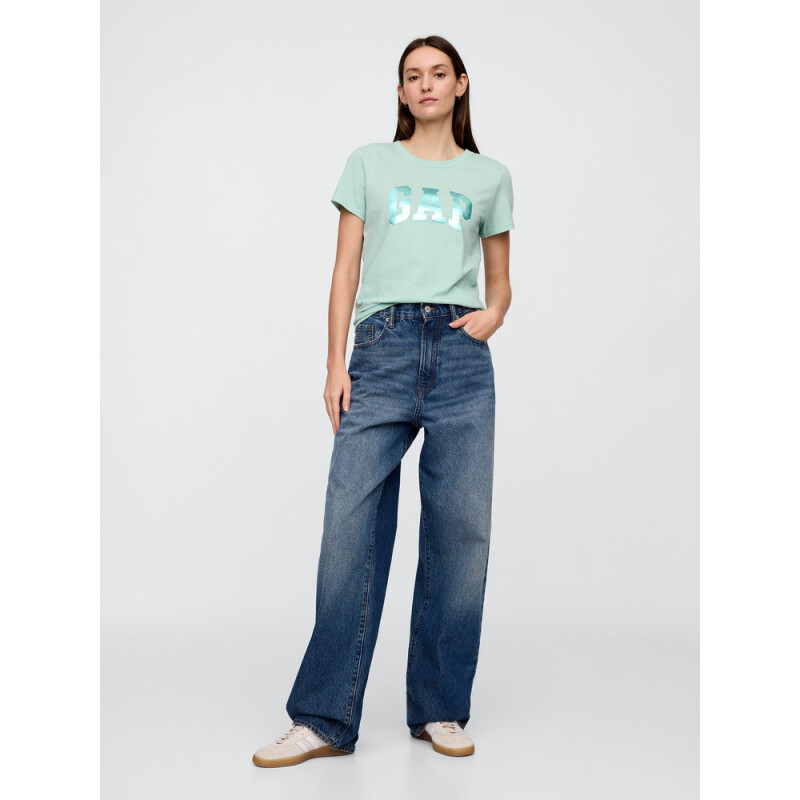 V-GAP SS CLSC TEE AQUA GLASS