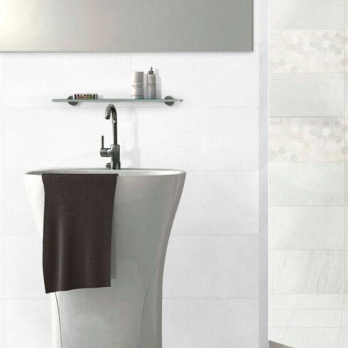 Ceramica Blanco Mate 30X60Cm Pared GAMAS DE BLANCO