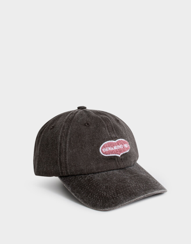 Caps Gorra Denim Parche - Marron Oscuro