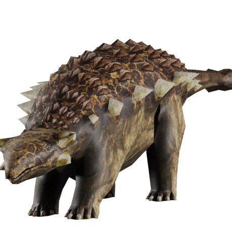 Bloque de dinosaurio ankylosaurus