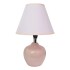 Lampara Portatil Mesa Ceramica Escritorio Luz Calidad Color Variante Rosa